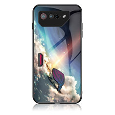 Custodia Silicone Gel Laterale Fantasia Modello Specchio Cover LS1 per Asus ROG Phone 7 Multicolore