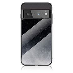 Custodia Silicone Gel Laterale Fantasia Modello Specchio Cover LS1 per Google Pixel 6 Pro 5G Grigio