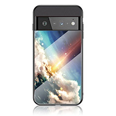 Custodia Silicone Gel Laterale Fantasia Modello Specchio Cover LS1 per Google Pixel 6 Pro 5G Multicolore