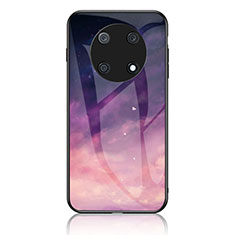 Custodia Silicone Gel Laterale Fantasia Modello Specchio Cover LS1 per Huawei Nova Y90 Viola