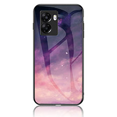 Custodia Silicone Gel Laterale Fantasia Modello Specchio Cover LS1 per Realme V23i 5G Viola