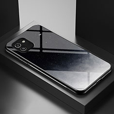 Custodia Silicone Gel Laterale Fantasia Modello Specchio Cover LS1 per Samsung Galaxy A03 Grigio