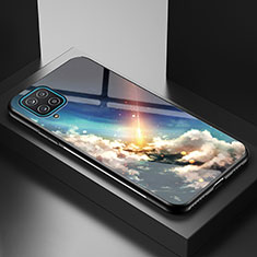 Custodia Silicone Gel Laterale Fantasia Modello Specchio Cover LS1 per Samsung Galaxy A12 Multicolore