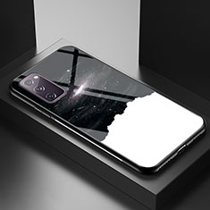 Custodia Silicone Gel Laterale Fantasia Modello Specchio Cover LS1 per Samsung Galaxy S20 FE (2022) 5G Nero