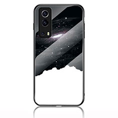 Custodia Silicone Gel Laterale Fantasia Modello Specchio Cover LS1 per Vivo Y75s 5G Nero