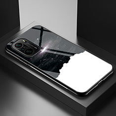 Custodia Silicone Gel Laterale Fantasia Modello Specchio Cover LS1 per Xiaomi Mi 11i 5G Nero