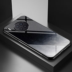 Custodia Silicone Gel Laterale Fantasia Modello Specchio Cover LS2 per Huawei Nova 8i Grigio