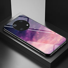 Custodia Silicone Gel Laterale Fantasia Modello Specchio Cover LS2 per Huawei Nova Y90 Viola