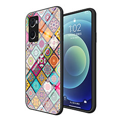 Custodia Silicone Gel Laterale Fantasia Modello Specchio Cover LS2 per Oppo A36 Multicolore