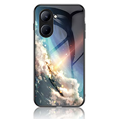 Custodia Silicone Gel Laterale Fantasia Modello Specchio Cover LS2 per Realme C33 (2023) Multicolore