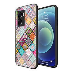 Custodia Silicone Gel Laterale Fantasia Modello Specchio Cover LS2 per Realme Q5i 5G Colorato