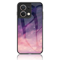 Custodia Silicone Gel Laterale Fantasia Modello Specchio Cover LS2 per Xiaomi Redmi Note 13 5G Viola