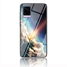 Custodia Silicone Gel Laterale Fantasia Modello Specchio Cover LS3 per Vivo V20 (2021) Multicolore