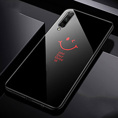 Custodia Silicone Gel Laterale Fantasia Modello Specchio Cover per Huawei Y9s Nero