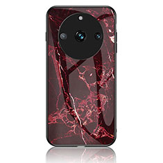 Custodia Silicone Gel Laterale Fantasia Modello Specchio Cover per Realme Narzo 60 Pro 5G Rosso