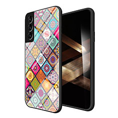 Custodia Silicone Gel Laterale Fantasia Modello Specchio Cover per Samsung Galaxy S24 5G Colorato