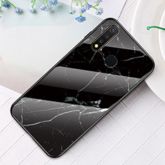 Custodia Silicone Gel Laterale Fantasia Modello Specchio Cover per Vivo Y5s Nero