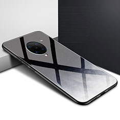 Custodia Silicone Gel Laterale Fantasia Modello Specchio Cover per Xiaomi Poco F2 Pro Nero