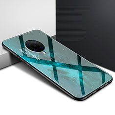Custodia Silicone Gel Laterale Fantasia Modello Specchio Cover per Xiaomi Redmi K30 Pro 5G Verde