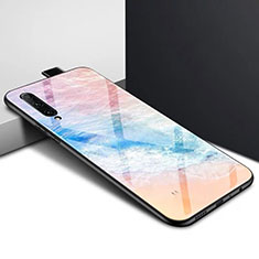 Custodia Silicone Gel Laterale Fantasia Modello Specchio Cover S01 per Huawei Y9s Colorato