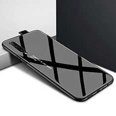 Custodia Silicone Gel Laterale Fantasia Modello Specchio Cover S01 per Huawei Y9s Nero