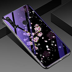 Custodia Silicone Gel Laterale Fiori Specchio Cover per Huawei P20 Lite (2019) Multicolore