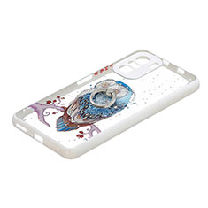 Custodia Silicone Gel Morbida Fantasia Modello Cover con Anello Supporto Y01X per Xiaomi Mi 11X 5G Multicolore