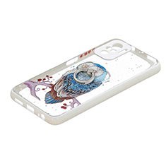 Custodia Silicone Gel Morbida Fantasia Modello Cover con Anello Supporto Y01X per Xiaomi Poco M5S Multicolore