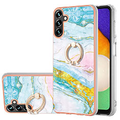 Custodia Silicone Gel Morbida Fantasia Modello Cover con Anello Supporto Y05B per Samsung Galaxy A13 5G Colorato