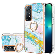 Custodia Silicone Gel Morbida Fantasia Modello Cover con Anello Supporto Y05B per Xiaomi Redmi Note 11 Pro 4G Colorato