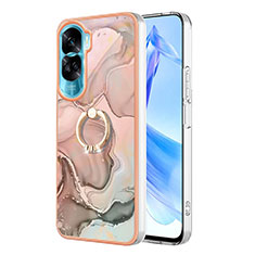 Custodia Silicone Gel Morbida Fantasia Modello Cover con Anello Supporto YB1 per Huawei Honor 90 Lite 5G Multicolore