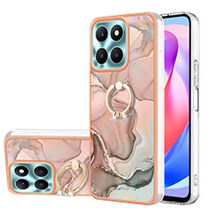 Custodia Silicone Gel Morbida Fantasia Modello Cover con Anello Supporto YB1 per Huawei Honor X6a Multicolore