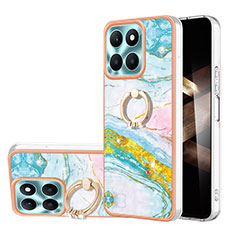 Custodia Silicone Gel Morbida Fantasia Modello Cover con Anello Supporto YB5 per Huawei Honor X8b Colorato