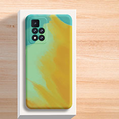 Custodia Silicone Gel Morbida Fantasia Modello Cover per Xiaomi Mi 11i 5G (2022) Giallo