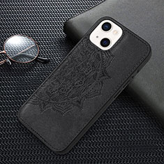 Custodia Silicone Gel Morbida Fantasia Modello Cover S01 per Apple iPhone 14 Plus Nero