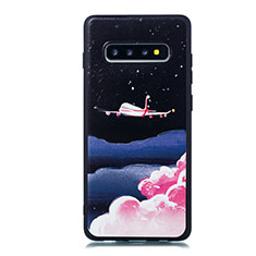 Custodia Silicone Gel Morbida Fantasia Modello Cover S01 per Samsung Galaxy S10 Multicolore