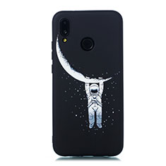 Custodia Silicone Gel Morbida Fantasia Modello Cover S05 per Huawei Nova 3e Nero