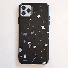 Custodia Silicone Gel Morbida Fantasia Modello Cover S12 per Apple iPhone 11 Pro Max Nero