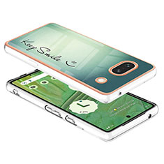 Custodia Silicone Gel Morbida Fantasia Modello Cover SD7 per Google Pixel 7a 5G Verde