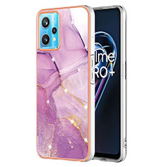 Custodia Silicone Gel Morbida Fantasia Modello Cover Y01B per Realme Narzo 50 Pro 5G Lavanda