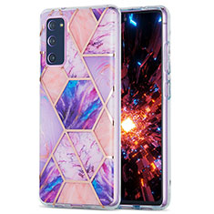 Custodia Silicone Gel Morbida Fantasia Modello Cover Y01B per Samsung Galaxy S20 FE 5G Lavanda