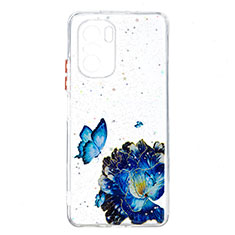 Custodia Silicone Gel Morbida Fantasia Modello Cover Y01X per Xiaomi Mi 11X 5G Blu