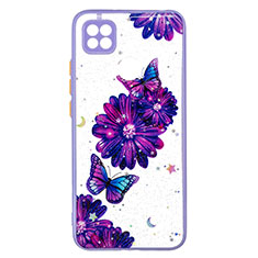 Custodia Silicone Gel Morbida Fantasia Modello Cover Y01X per Xiaomi POCO C31 Viola