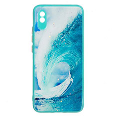 Custodia Silicone Gel Morbida Fantasia Modello Cover Y01X per Xiaomi Redmi 9AT Verde