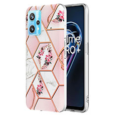 Custodia Silicone Gel Morbida Fantasia Modello Cover Y02B per Realme Narzo 50 Pro 5G Rosa