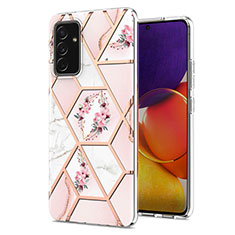 Custodia Silicone Gel Morbida Fantasia Modello Cover Y02B per Samsung Galaxy M34 5G Rosa