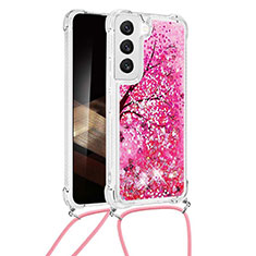 Custodia Silicone Gel Morbida Fantasia Modello Cover Y02B per Samsung Galaxy S25 5G Rosa Caldo