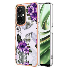 Custodia Silicone Gel Morbida Fantasia Modello Cover Y03B per OnePlus Nord CE 3 Lite 5G Viola