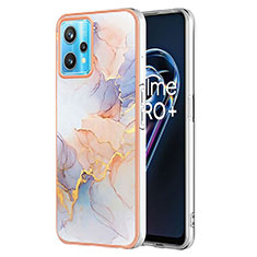 Custodia Silicone Gel Morbida Fantasia Modello Cover Y03B per Realme Narzo 50 Pro 5G Lavanda