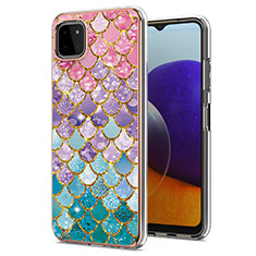 Custodia Silicone Gel Morbida Fantasia Modello Cover Y03B per Samsung Galaxy A22 5G Colorato